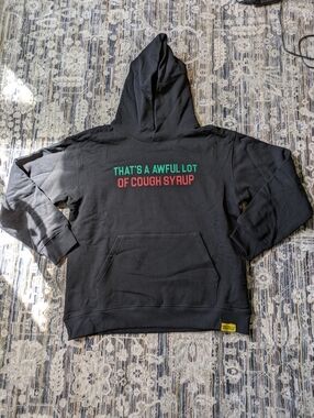 ALOCS Authentic “That’s A Awful Lot of Cough Syrup” hoodie by Desto Dubb. Size L